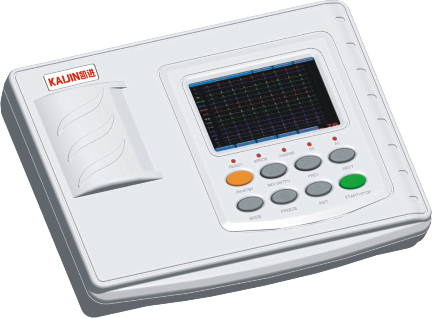 凱進(jìn)便攜式數(shù)字式心電圖機(jī)KX1203